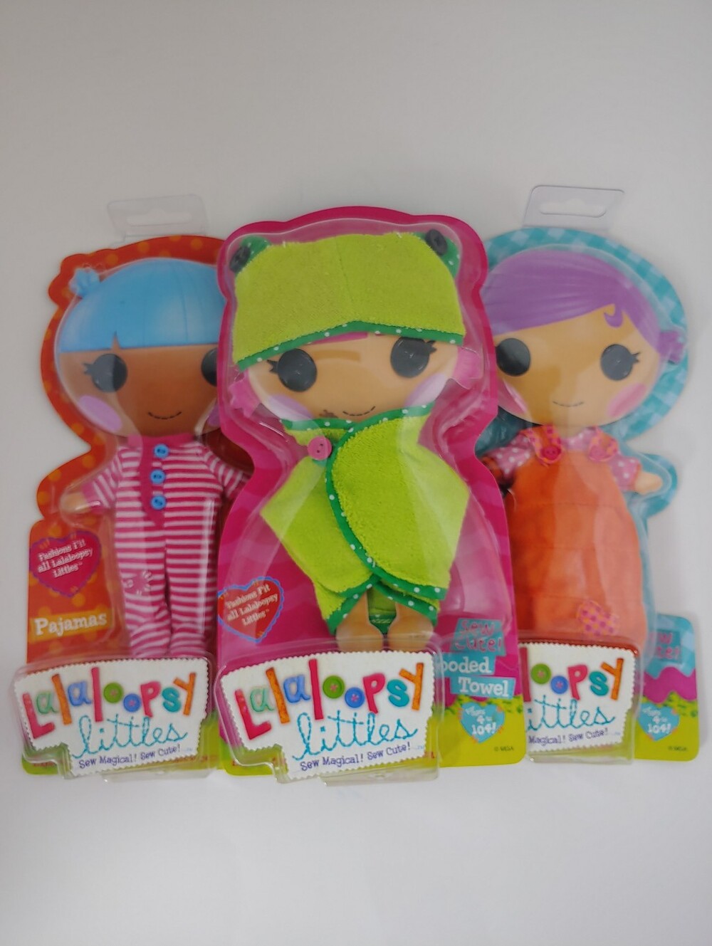 Lalaloopsy littles Doll Collectible Clothing Accessories Three Pack NWT
